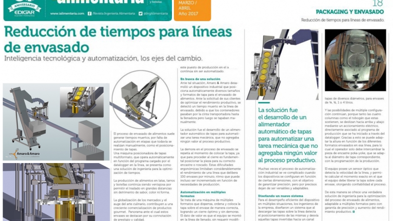 SOLUCIÓN PARA ENVASADO DE ALIMENTOS